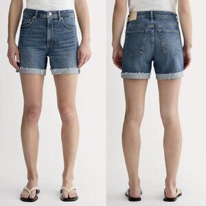 Everlane NWT The Cheeky Jean Short in Mid Indigo, size 27